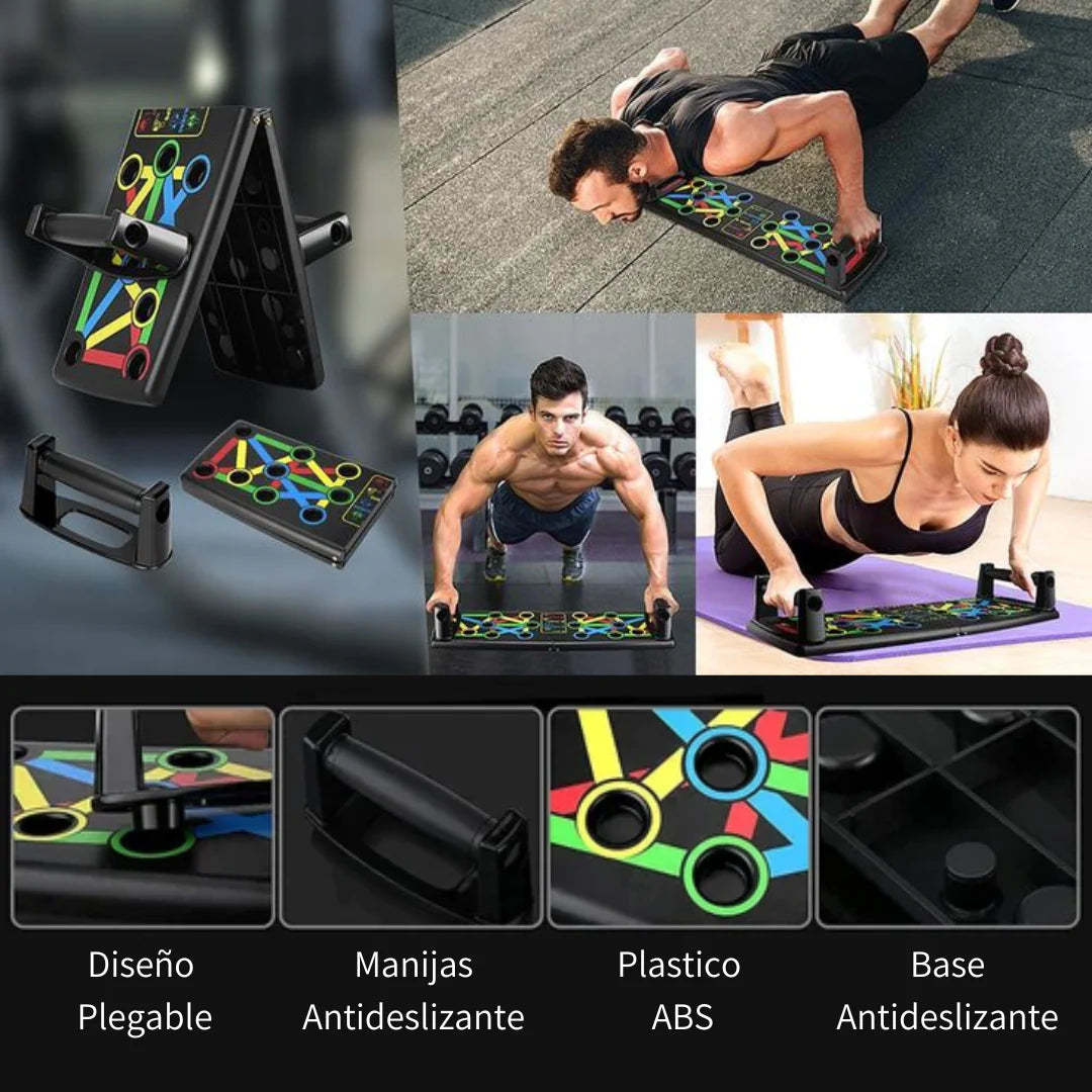 ¡Transforma tu Entrenamiento! 💪 Tablero Flexiones Multifuncional 🏋️‍♂️ ¡Envío GRATIS! 🚚✨