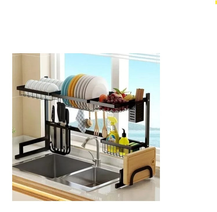 🌟 Rack Escurridor Lavaplatos 85cm 🍽️ ¡Organiza tu cocina! 🚚 ¡Envío GRATIS!