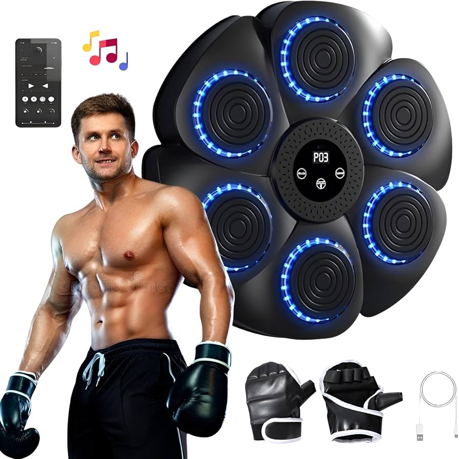 "🥊 ¡Golpea al ritmo! 🎶 Máquina de Boxeo Bluetooth con ENVÍO GRATIS 🚚"