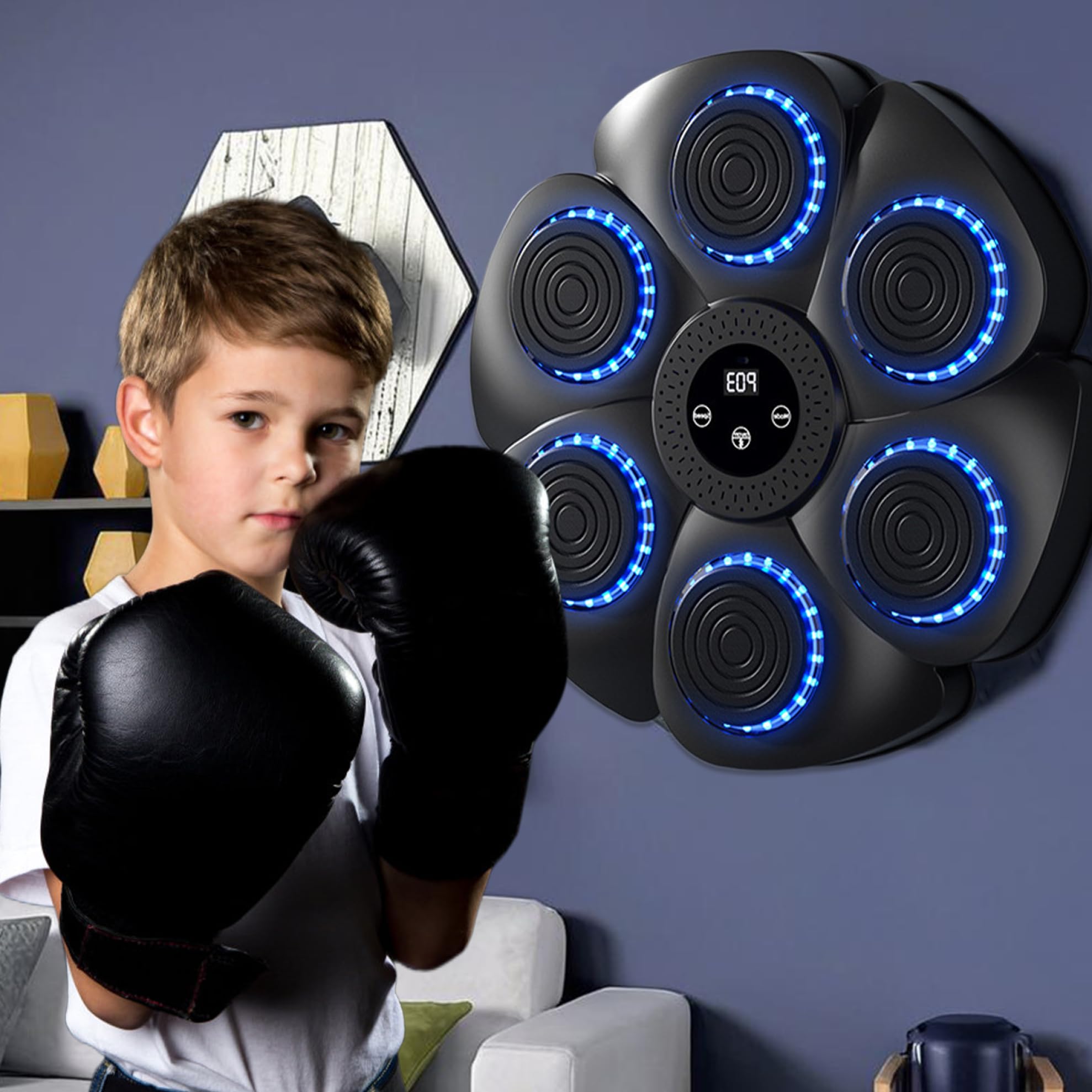 "🥊 ¡Golpea al ritmo! 🎶 Máquina de Boxeo Bluetooth con ENVÍO GRATIS 🚚"