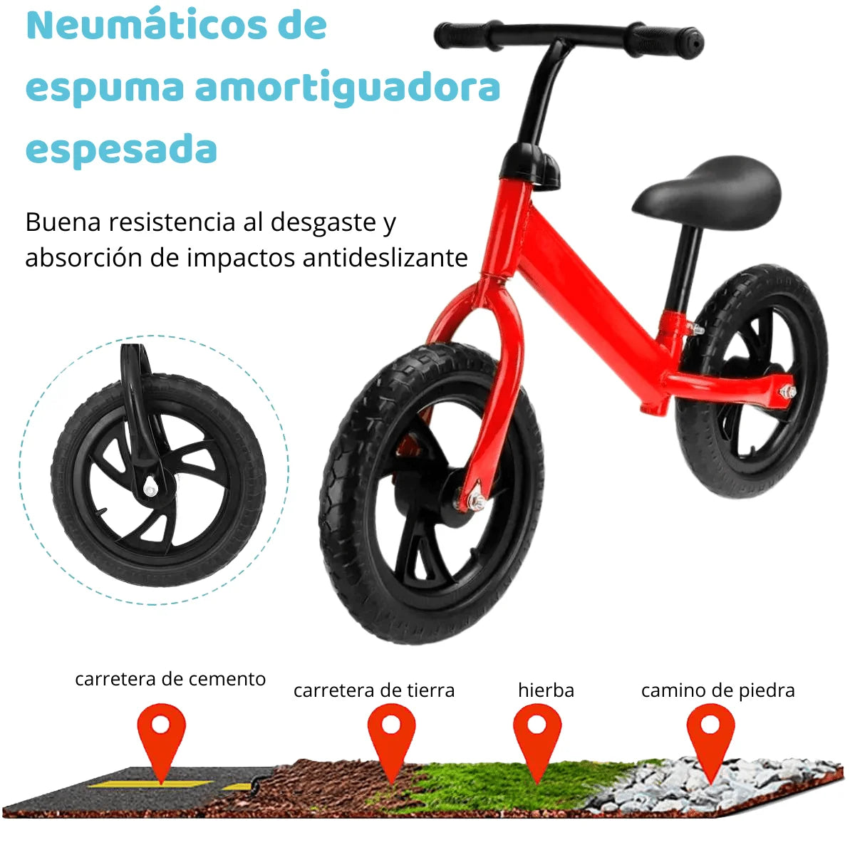 🚲 Bicicleta de Equilibrio para Niños 🌟 ¡Envío GRATIS! 🚚