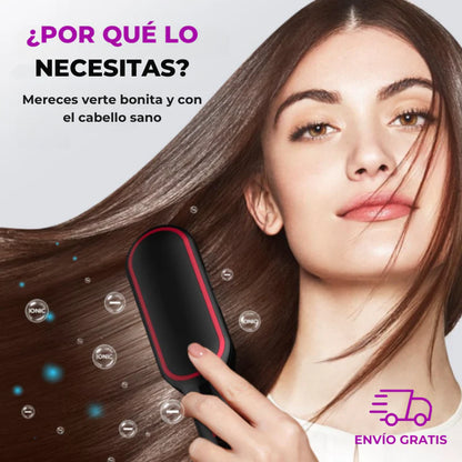 Cepillo Alisador Hair Straightener Brush