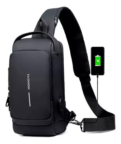 🎒 Bolso Antirrobo con Puerto USB – Seguridad, Comodidad y Conexión en Todo Momento 🔋🔒✨