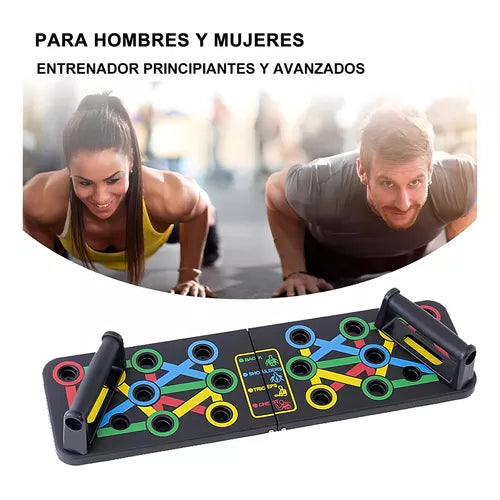 ¡Transforma tu Entrenamiento! 💪 Tablero Flexiones Multifuncional 🏋️‍♂️ ¡Envío GRATIS! 🚚✨