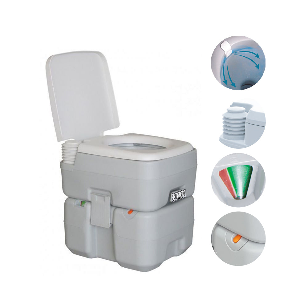 🌿🚽 ¡Baño Químico Portátil 20L para Camping! 🏕️💧 ¡Comodidad y Practicidad en la Naturaleza! 🌟 ¡Envío GRATIS! 🚚