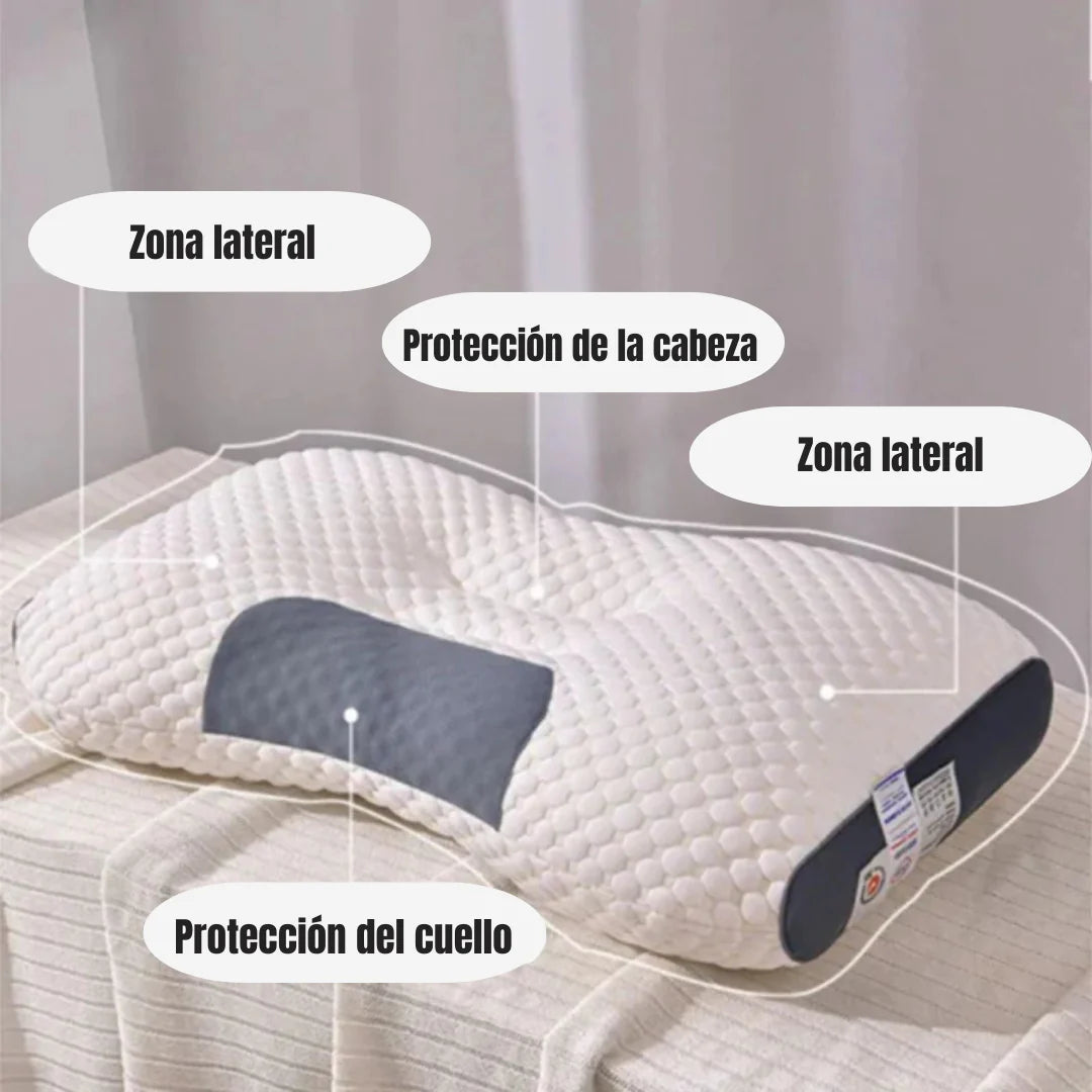 "🛏️💆‍♀️ Almohada Cervical Ajustable, ¡Sueño Perfecto y Envío GRATIS! 🚚✨"