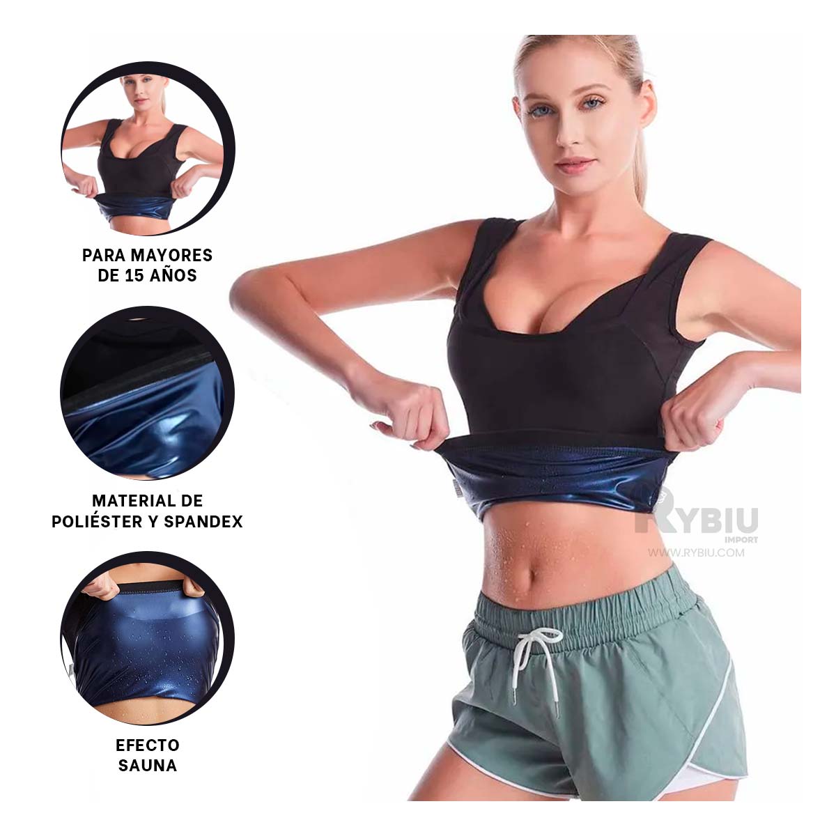 🔥 ¡Faja Reductora Térmica! 💪 Transforma tu Cuerpo de Forma Rápida y Eficaz ✨ ¡Con Envío GRATIS! 🚚