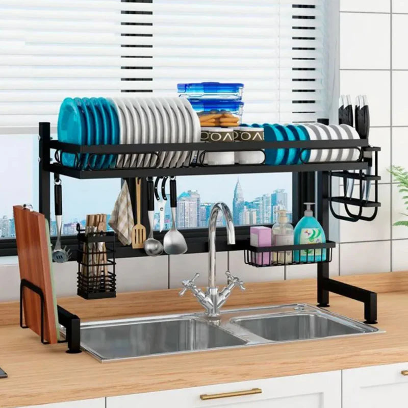 🌟 Rack Escurridor Lavaplatos 85cm 🍽️ ¡Organiza tu cocina! 🚚 ¡Envío GRATIS!